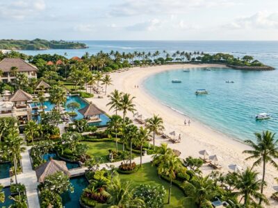Nusa Dua Bali luxury beach resort area