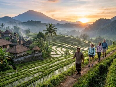 Bali sunrise village trekking
