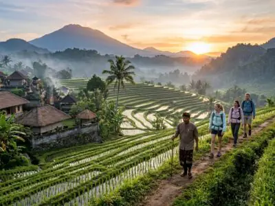 Bali sunrise village trekking