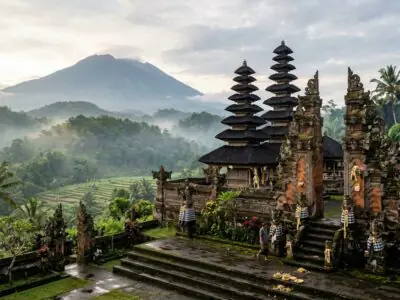 Bangli Bali mountain temple landscape