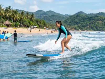 Surfing tour one Bali