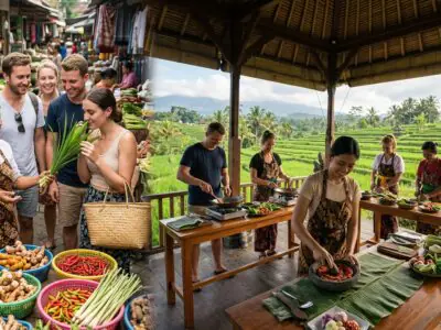 Bali Cooking Class: Market Tour, Traditional Dishes & Rice-F