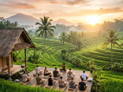 Bali Sunrise Yoga & Meditation Session in Ubud Rice Fields