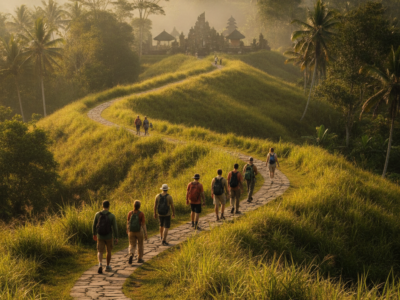Campuhan Ridge Walk Scenic Trekking Tour — illustrative AI-generated image (Gemini)