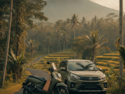 Yamaha Nmax Scooter Rental — illustrative AI-generated image (Gemini)