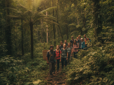 Mount Abang Guided Jungle Trekking — illustrative editorial photo Mount Abang Guided Jungle Trekking — illustrative AI-generated image (Gemini)
