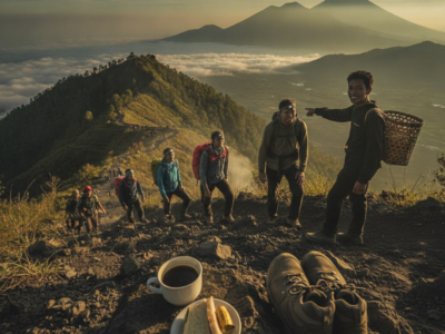 Mount Batur Sunrise Trekking Tour — illustrative editorial photo Mount Batur Sunrise Trekking Tour — illustrative AI-generated image (Gemini)